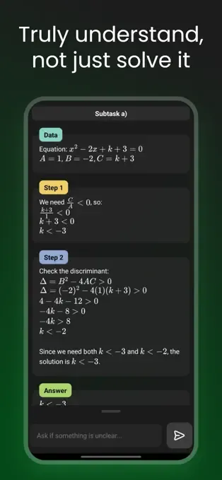 Solvee step-by-step mathematics explanation